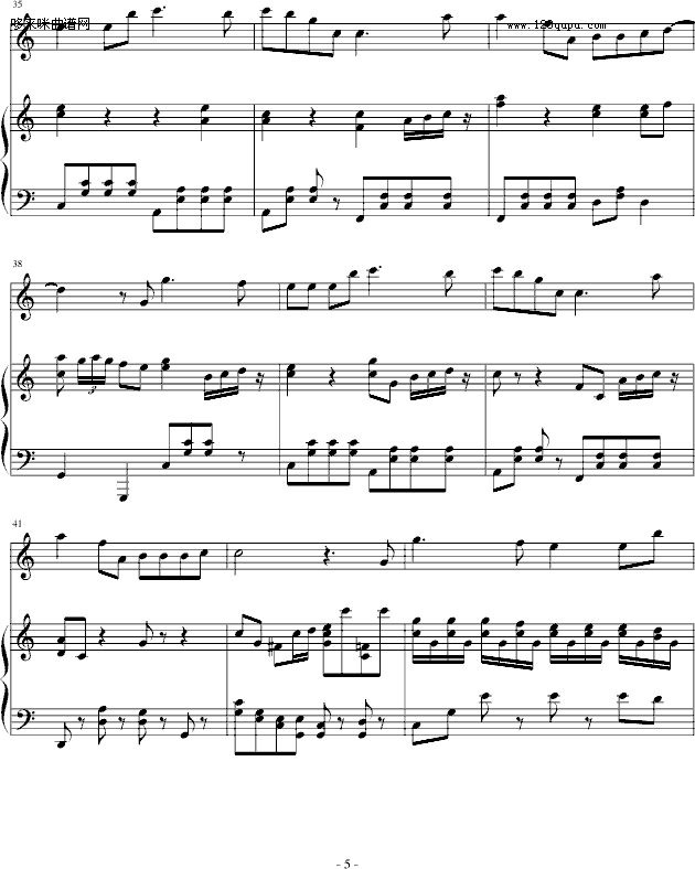 黑白配-(弹唱)-范玮琪钢琴曲谱（图5）
