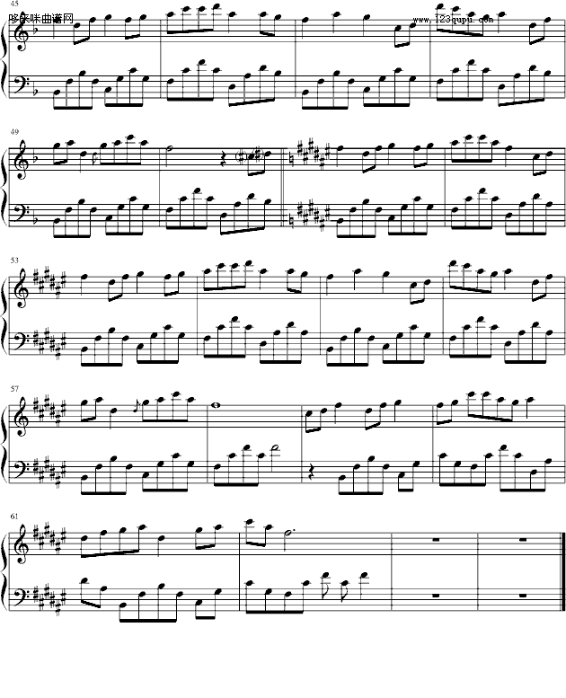 七夕-邓丽欣钢琴曲谱（图3）