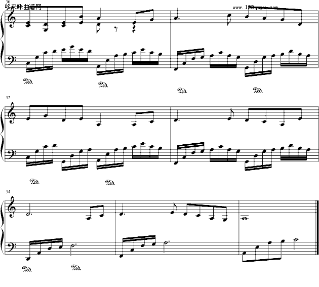 纷飞-王雨晴钢琴曲谱（图3）