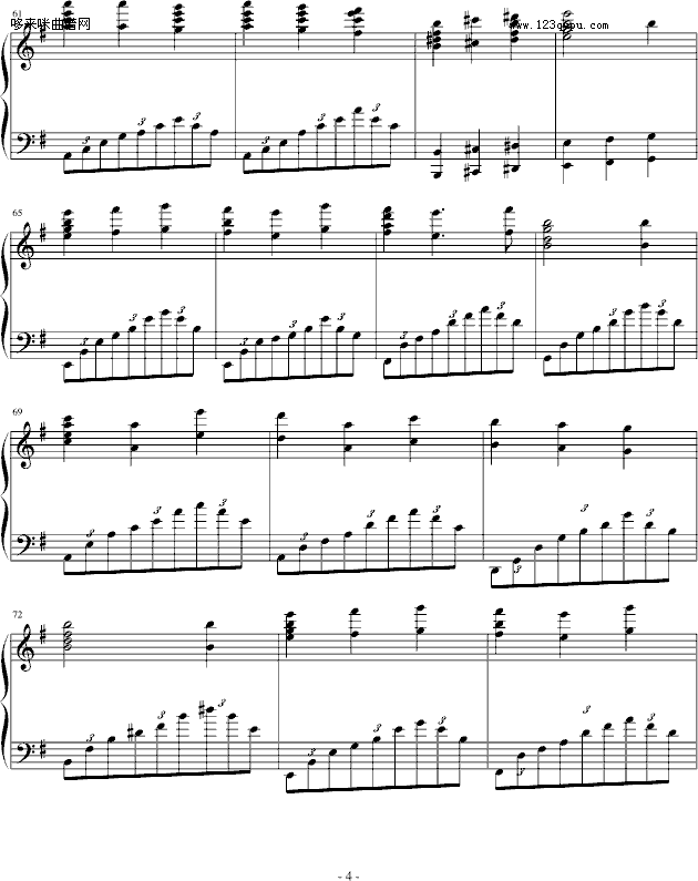 铁窗-许美静钢琴曲谱（图4）