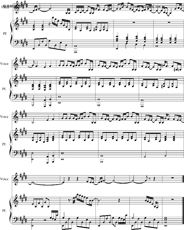 至少还有你 弹唱版-林忆莲钢琴曲谱（图4）