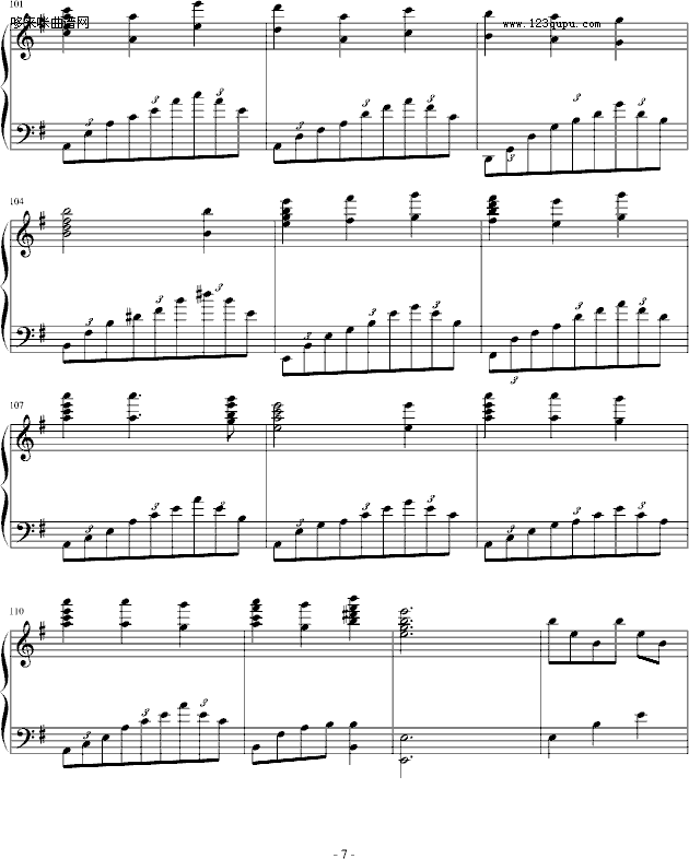 铁窗-许美静钢琴曲谱（图7）