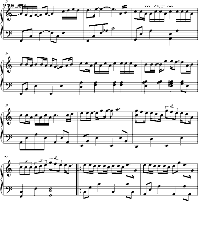 小丑鱼-罗志祥钢琴曲谱（图2）