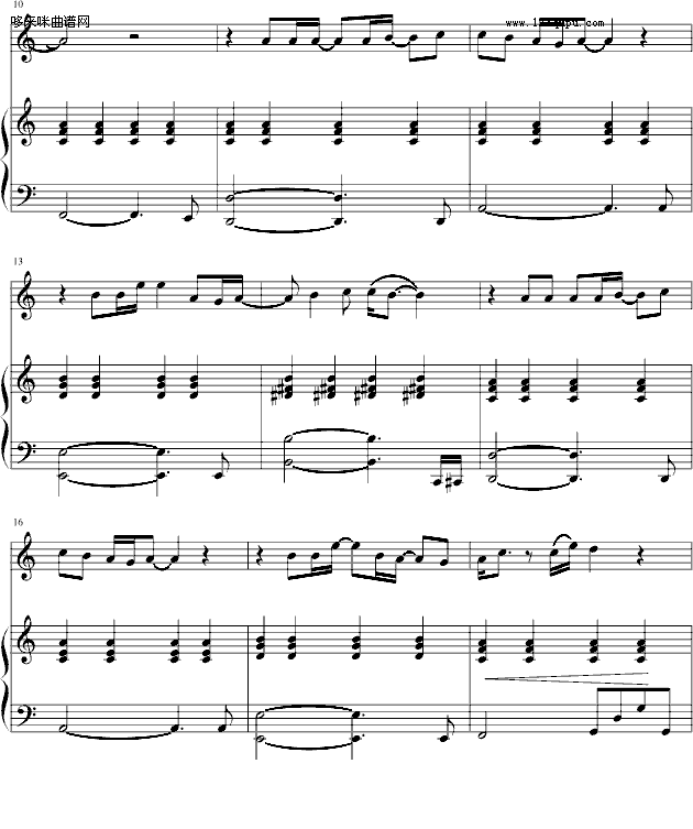 爱很简单- 伴奏-陶喆钢琴曲谱（图2）