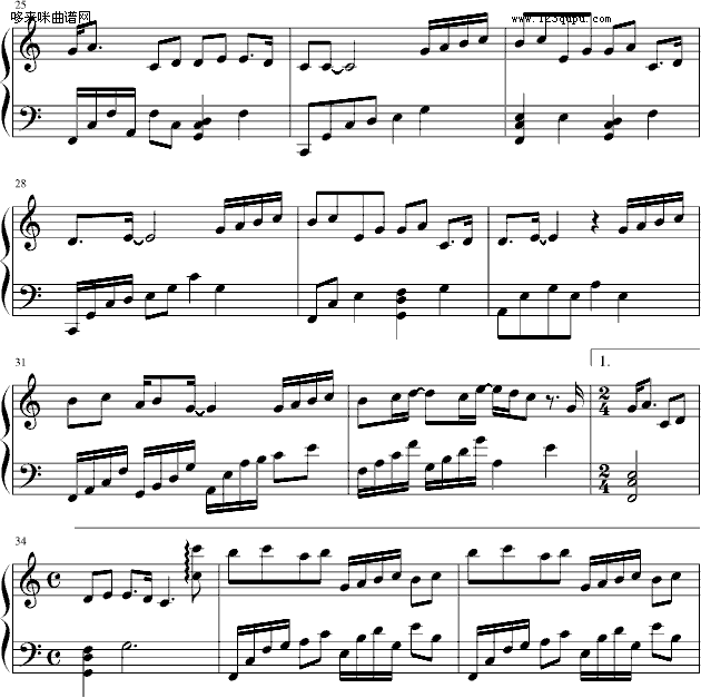 叶子—蔷薇之恋-阿桑钢琴曲谱（图3）