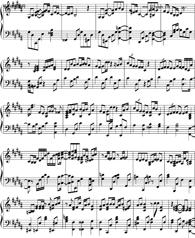 花无雪-泳儿钢琴曲谱（图3）