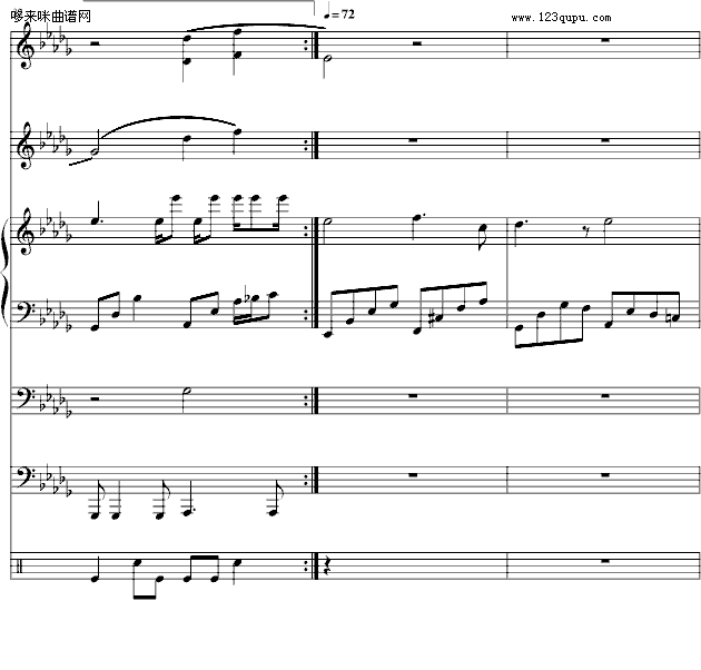 梯田-总谱-周杰伦钢琴曲谱（图10）