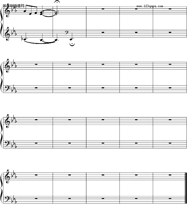 同桌的你-(演奏版)-老狼钢琴曲谱（图3）