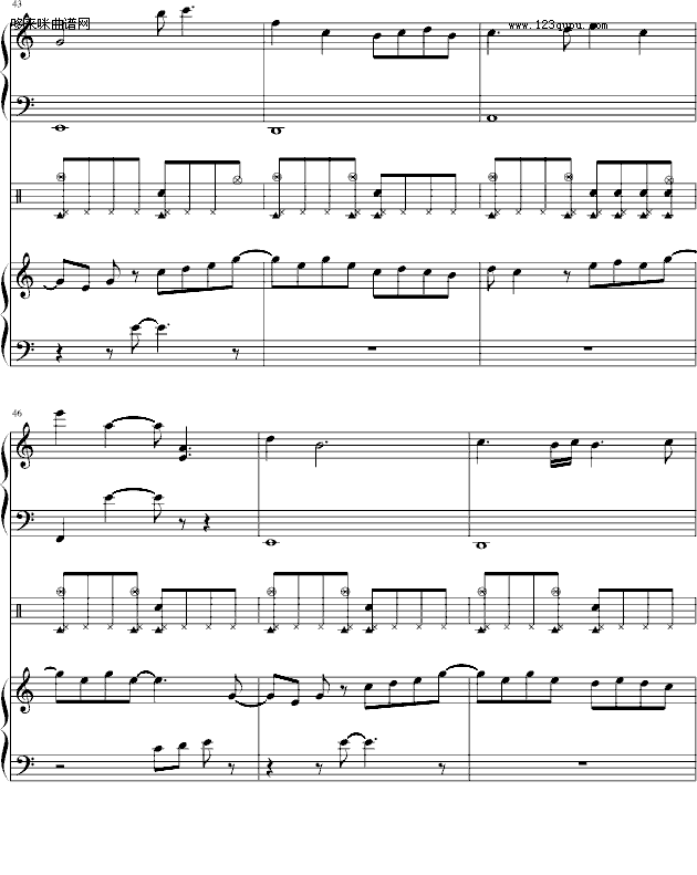 大头贴-周杰伦钢琴曲谱（图8）