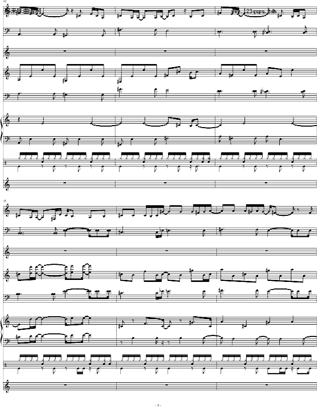 半岛铁盒-总谱-周杰伦钢琴曲谱（图9）