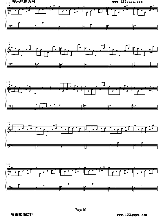猪八戒变奏曲钢琴曲谱（图10）