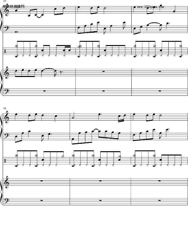 大头贴-周杰伦钢琴曲谱（图5）