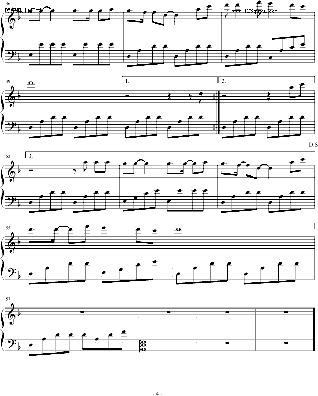我是一个被爱伤过的人-林峰钢琴曲谱（图4）