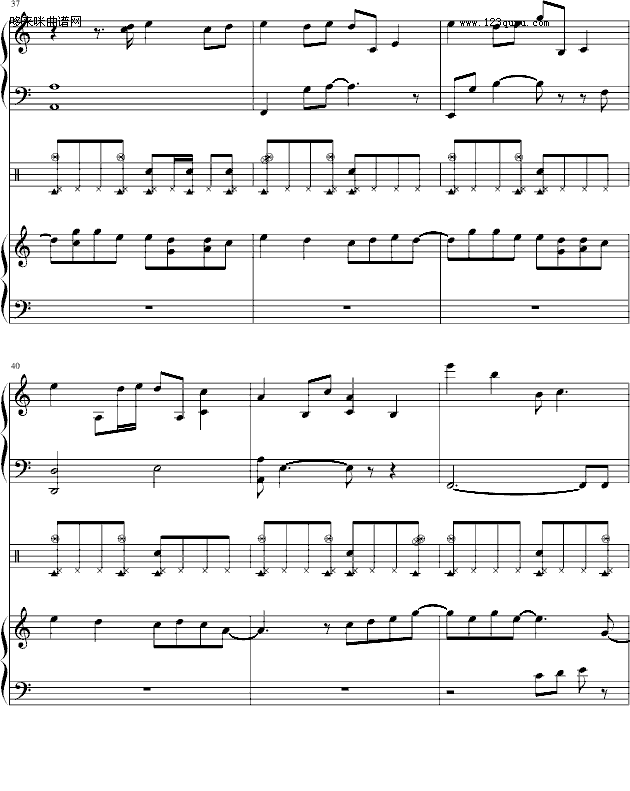 大头贴-周杰伦钢琴曲谱（图7）