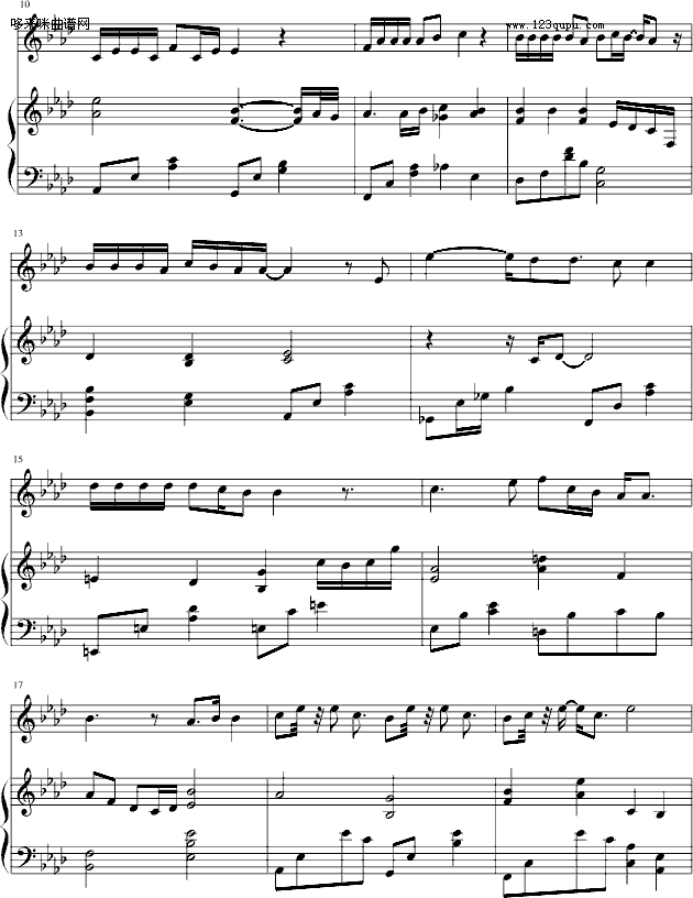 落叶归根（王力宏）钢琴曲谱（图2）