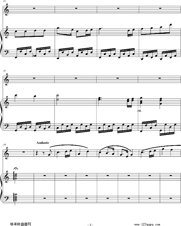 你的眼睛亮晶晶)-Ariosto钢琴曲谱（图4）