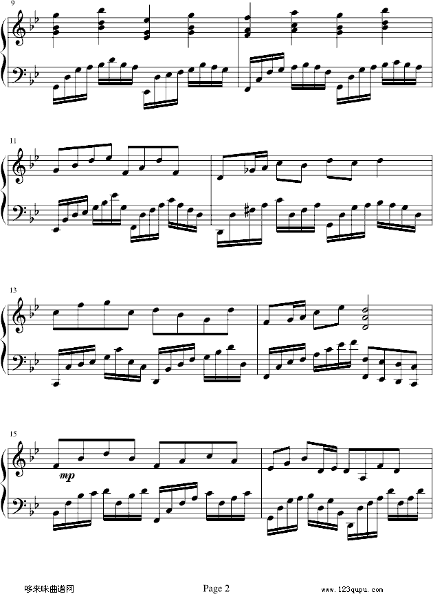 兄弟心)-风来钢琴曲谱（图2）