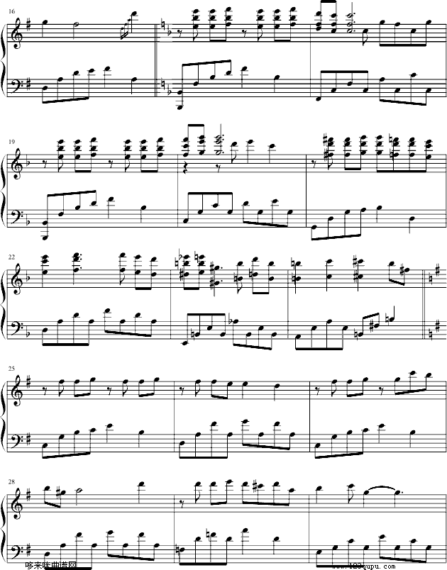 静静的走廊)-乐侠钢琴曲谱（图2）