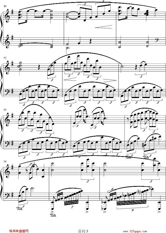 幸福会来-月影琴忆钢琴曲谱（图5）