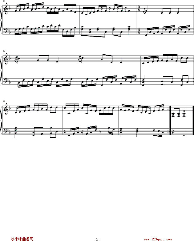流畅练习曲-黑键钢琴曲谱（图2）