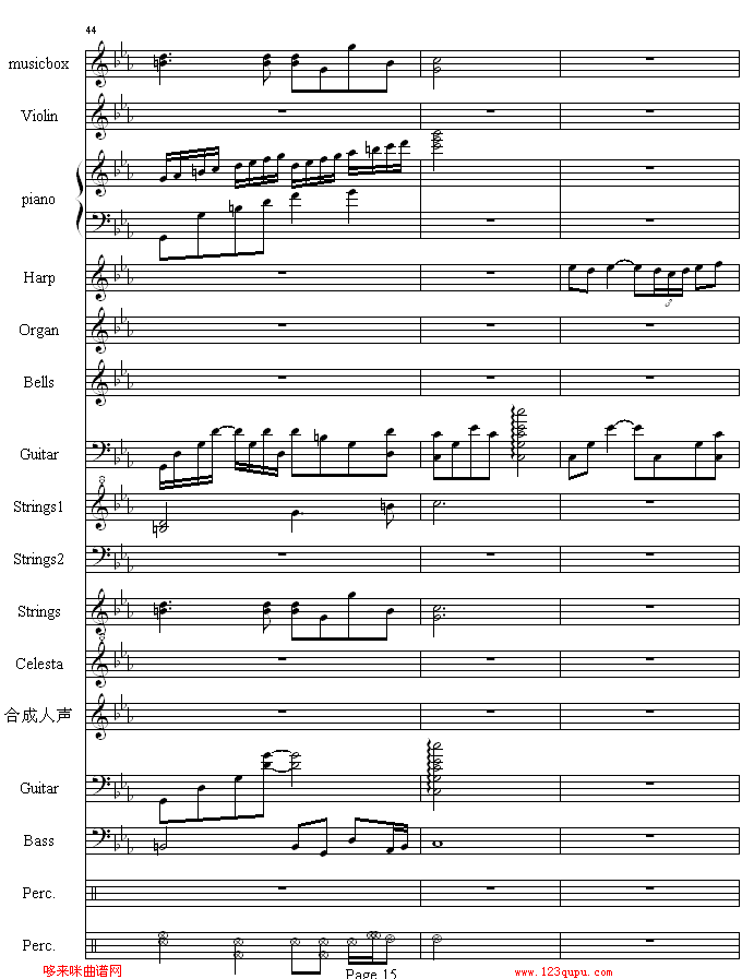 流莺的归属-哈迪钢琴曲谱（图15）