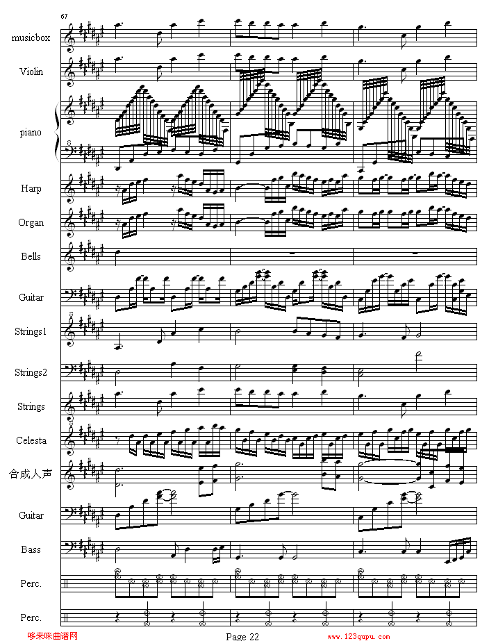 流莺的归属-哈迪钢琴曲谱（图22）