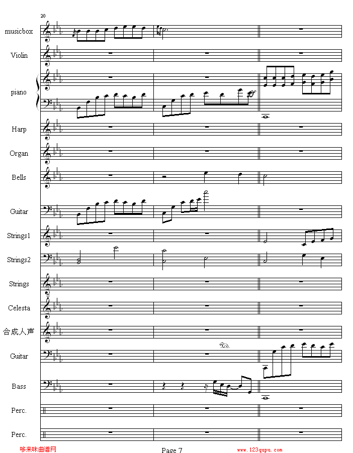 流莺的归属-哈迪钢琴曲谱（图7）