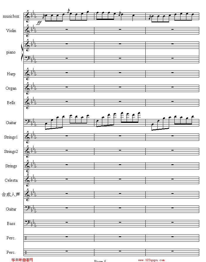 流莺的归属-哈迪钢琴曲谱（图5）