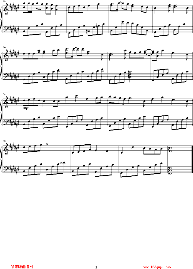 大浪漫主义-Twins钢琴曲谱（图3）