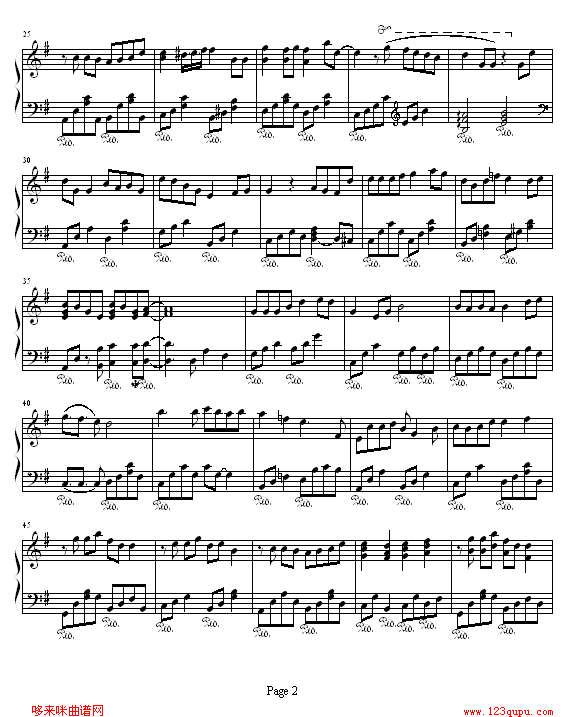 眼红红-(原版钢琴)-Twins钢琴曲谱（图2）