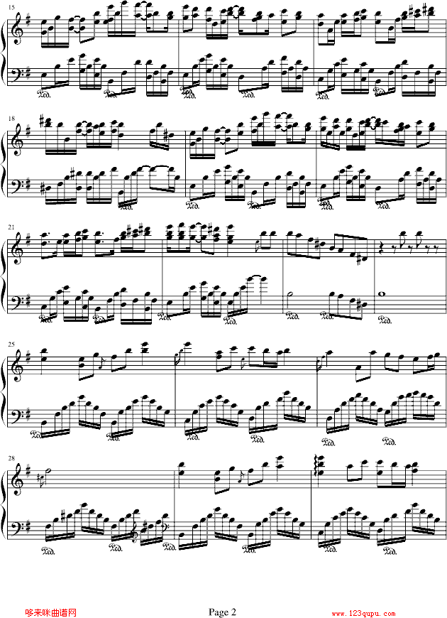 交错的弦-.伊dên钢琴曲谱（图2）