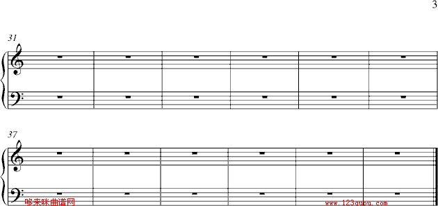 超级玛莉-manle版-超级玛莉钢琴曲谱（图3）