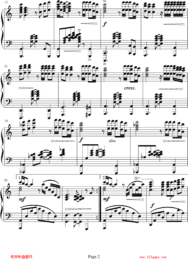 I believe I can fly-动漫影视钢琴曲谱（图2）