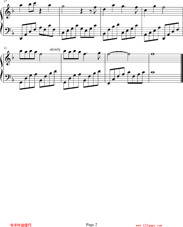 虫儿飞-影视钢琴曲谱（图2）