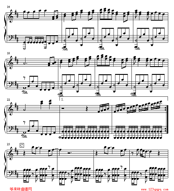 Super Star-S.H.E钢琴曲谱（图2）