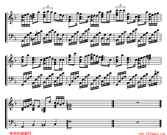 大浪漫主义-Twins钢琴曲谱（图3）