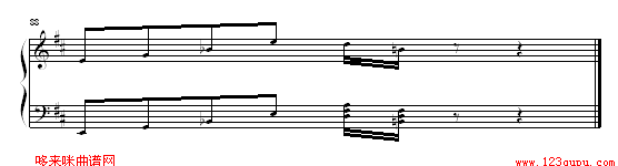 森巴皇后-Twins钢琴曲谱（图8）