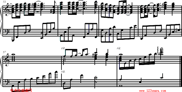 死了都要爱-信乐团钢琴曲谱（图4）