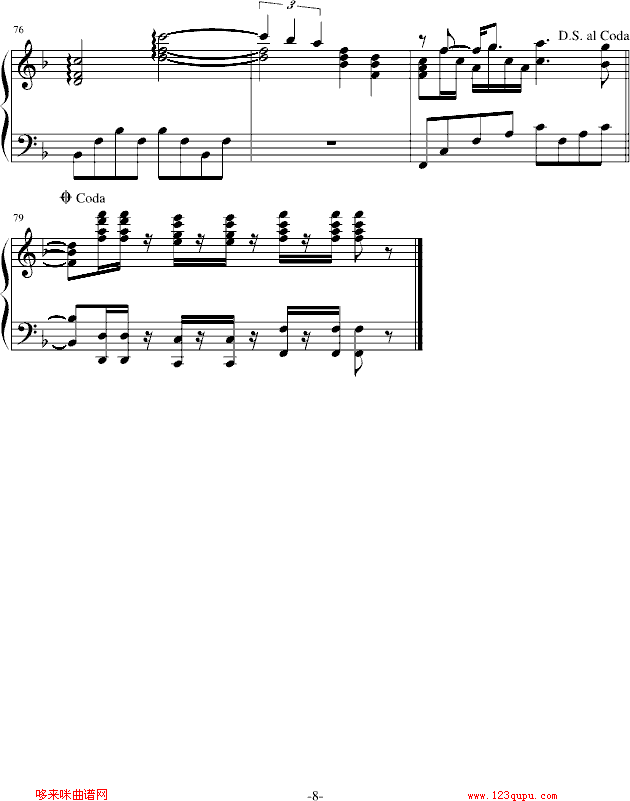 Swept Away-雅尼钢琴曲谱（图8）