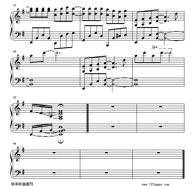 southren all stars-S.H.E钢琴曲谱（图4）
