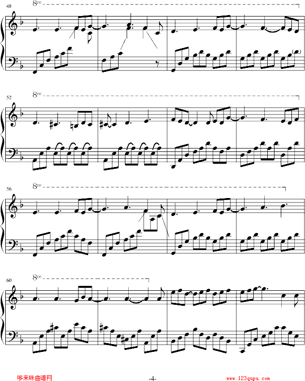 FELITSA-雅尼钢琴曲谱（图4）