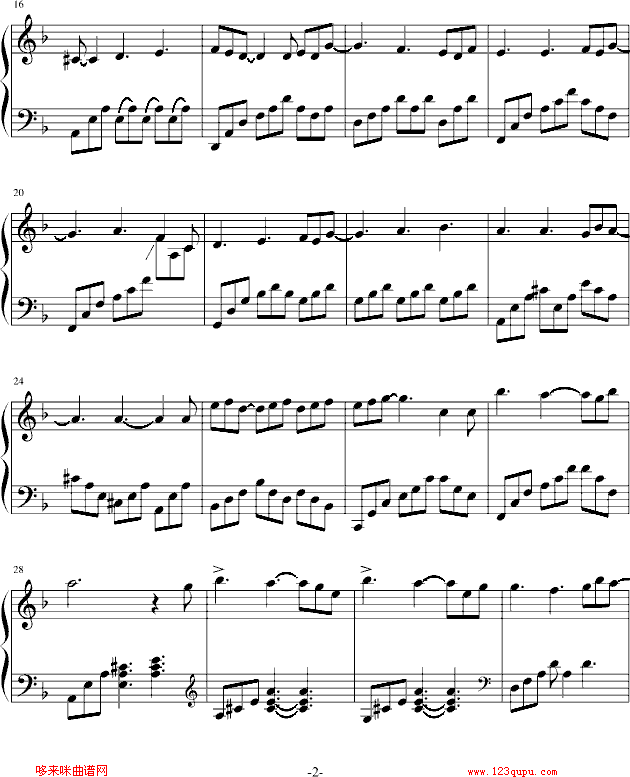 FELITSA-雅尼钢琴曲谱（图2）