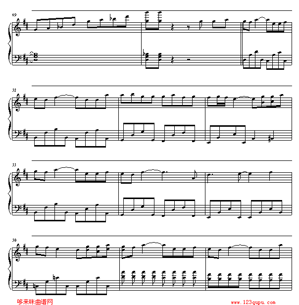天使在唱歌-S.H.E钢琴曲谱（图5）