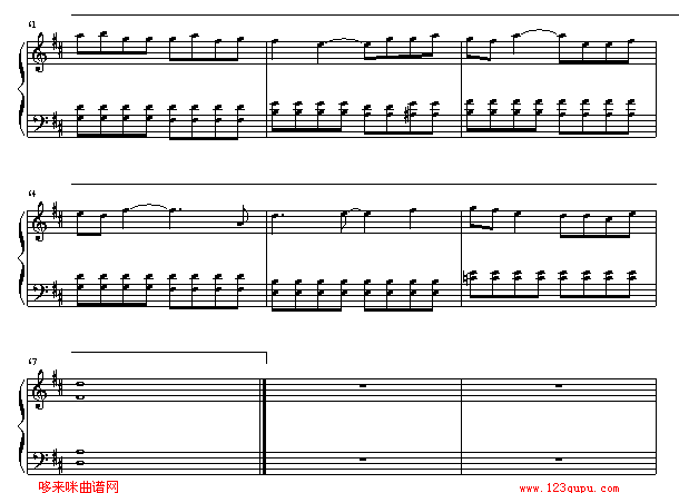 天使在唱歌-S.H.E钢琴曲谱（图6）