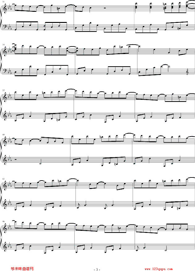 when the love falls-Yiruma钢琴曲谱（图3）