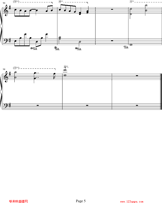 JingleBells-流行曲风-其他侠名钢琴曲谱（图5）