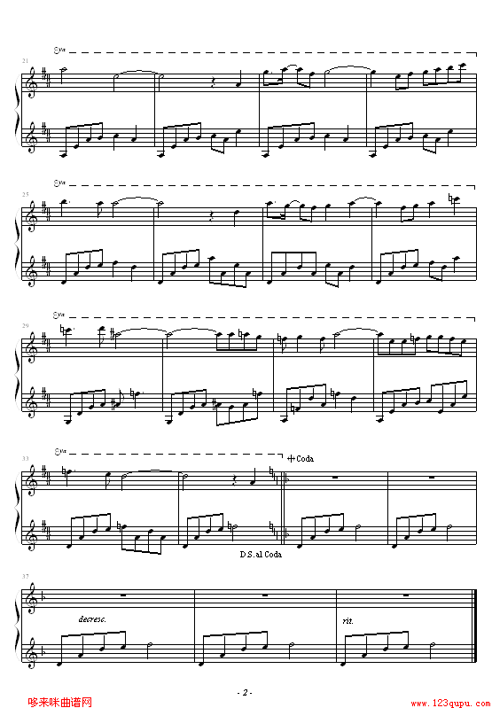 April-其他侠名钢琴曲谱（图2）
