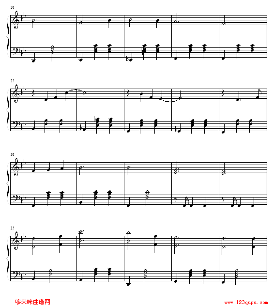 Edel Weiss-音乐之声钢琴曲谱（图2）