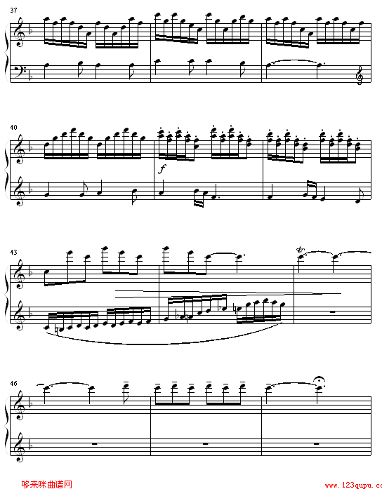 僵尸新娘钢琴曲谱（图4）