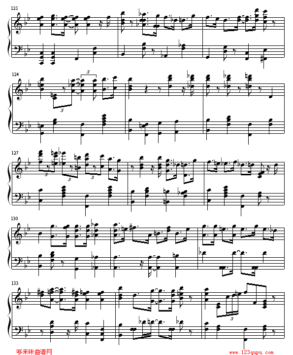 blackfirst-海上钢琴师钢琴曲谱（图9）
